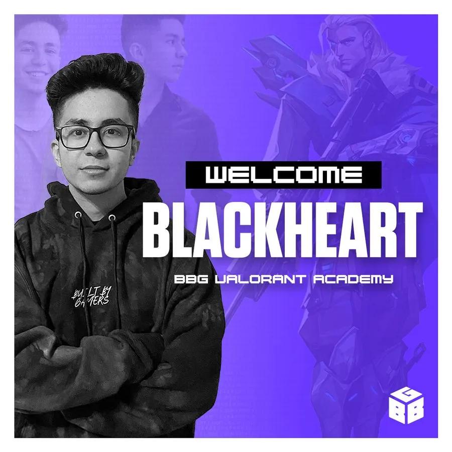 BlackHeart se unió a la lista de Built By Gamers Academy