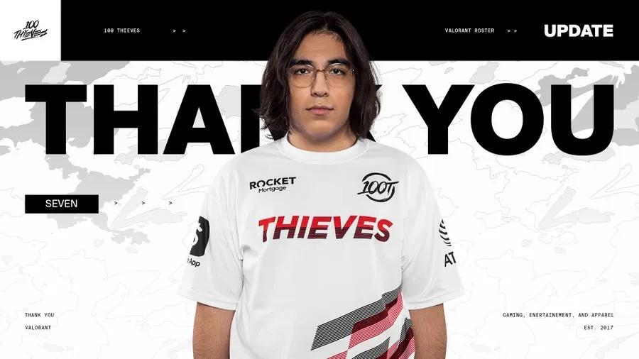 seven dejó 100 Thieves