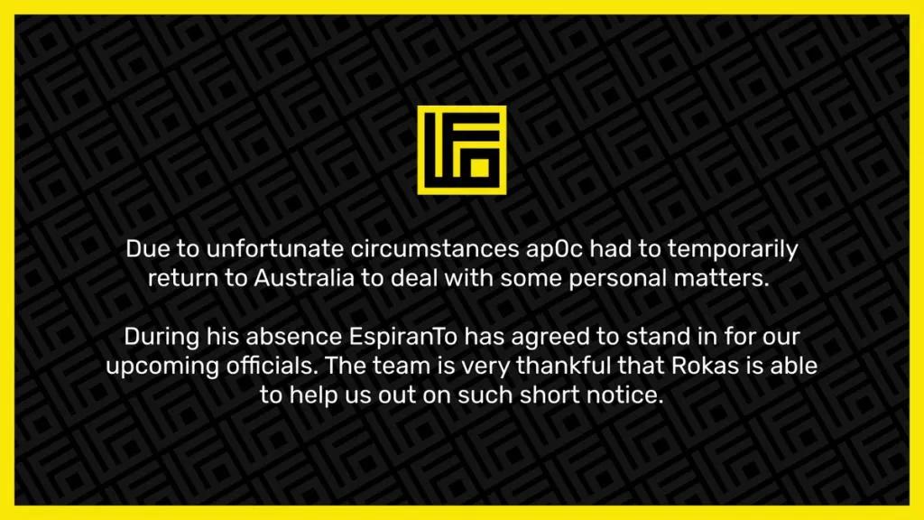 EspiranTo jugará para LookingForOrg en los próximos torneos