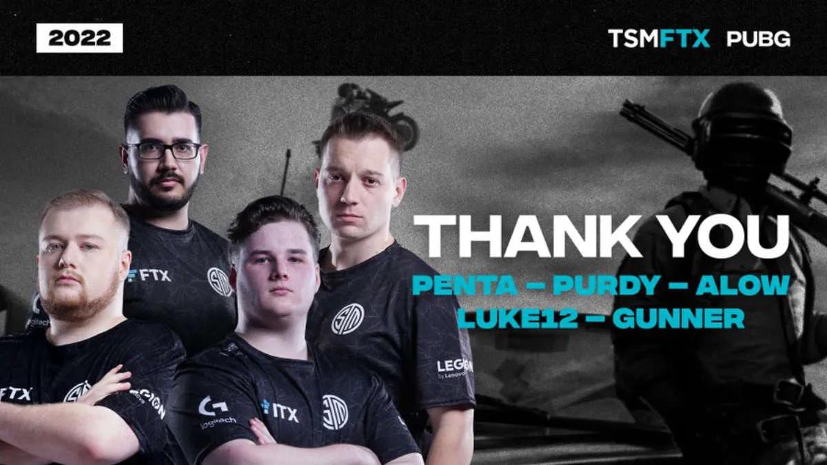 TSM se retiró de la alineación para PUBG