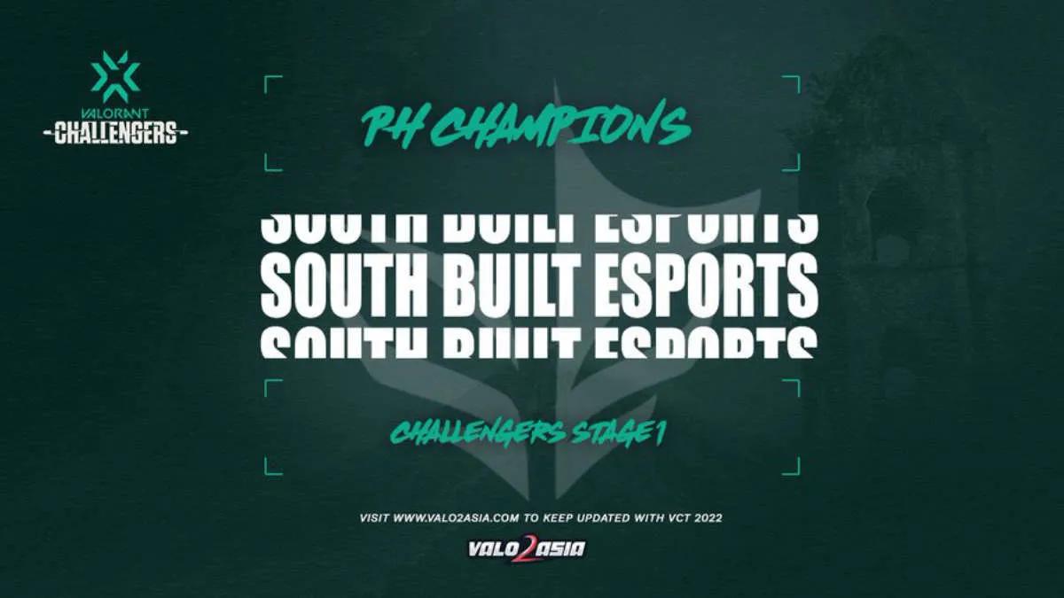 South Built Esports se convirtió en el ganador de VALORANT Champions Tour 2022: Philippines Stage 1 Challengers