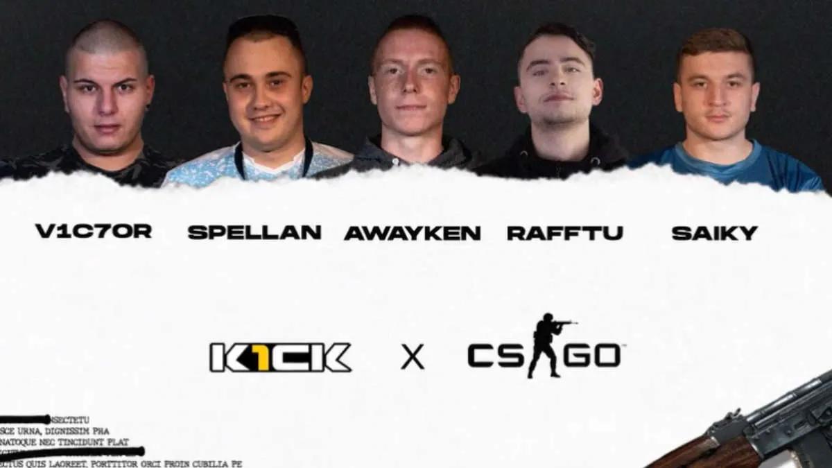 K1CK regresó a CS:GO con una nueva lista búlgara