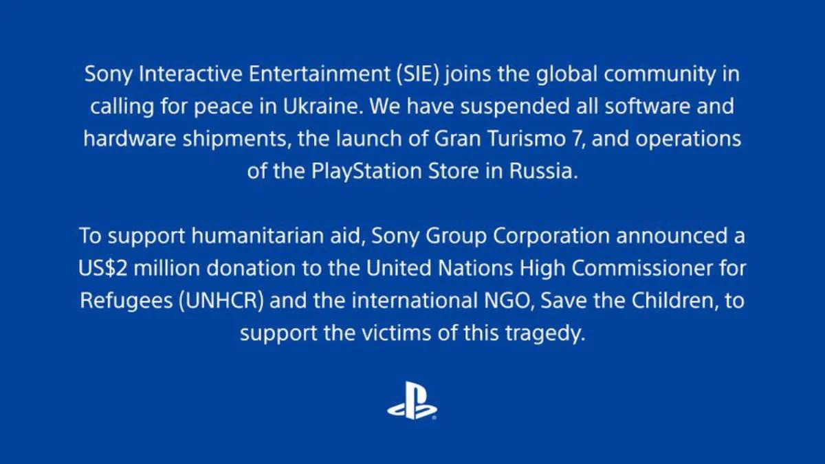 Sony suspende las entregas y operaciones de PlayStation Store en Rusia