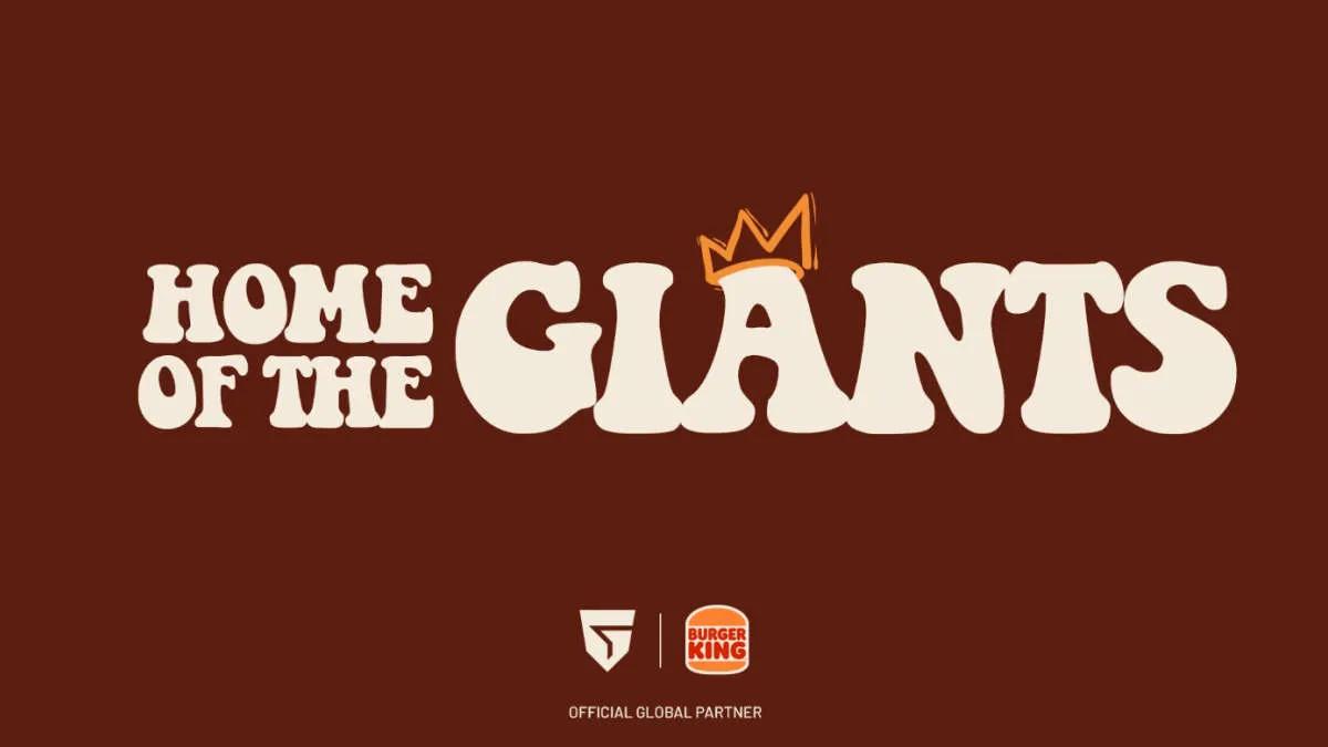 Giants Gaming se asocia con Burger King Spain