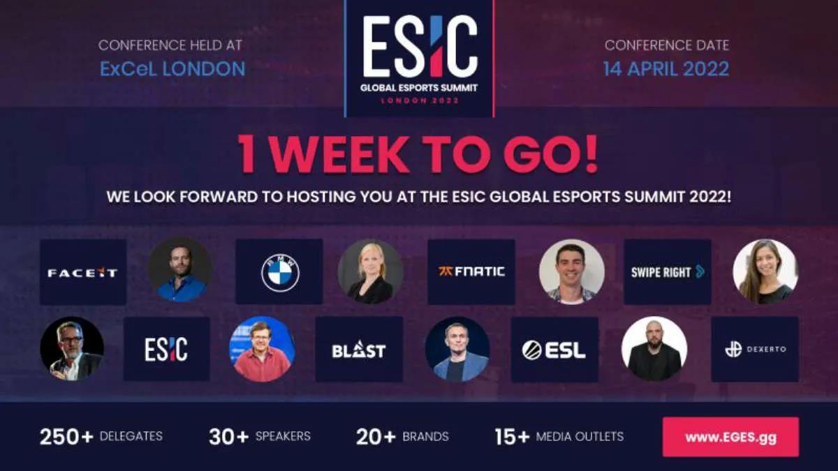 ESIC organizará una cumbre de esports en Londres