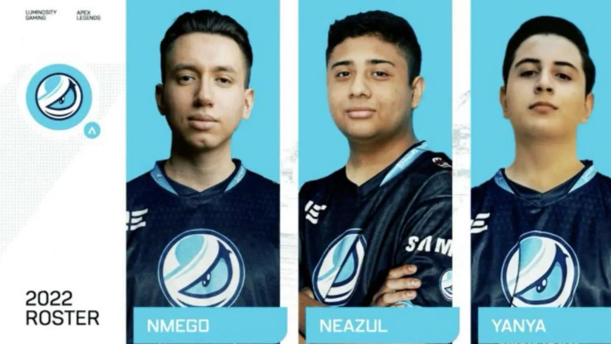 Luminosity Gaming firmó una nueva lista para Apex Legends