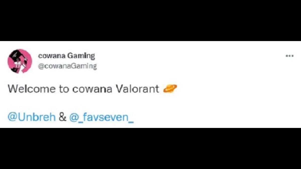 Cowana Gaming fichó a dos jugadores el Valorant