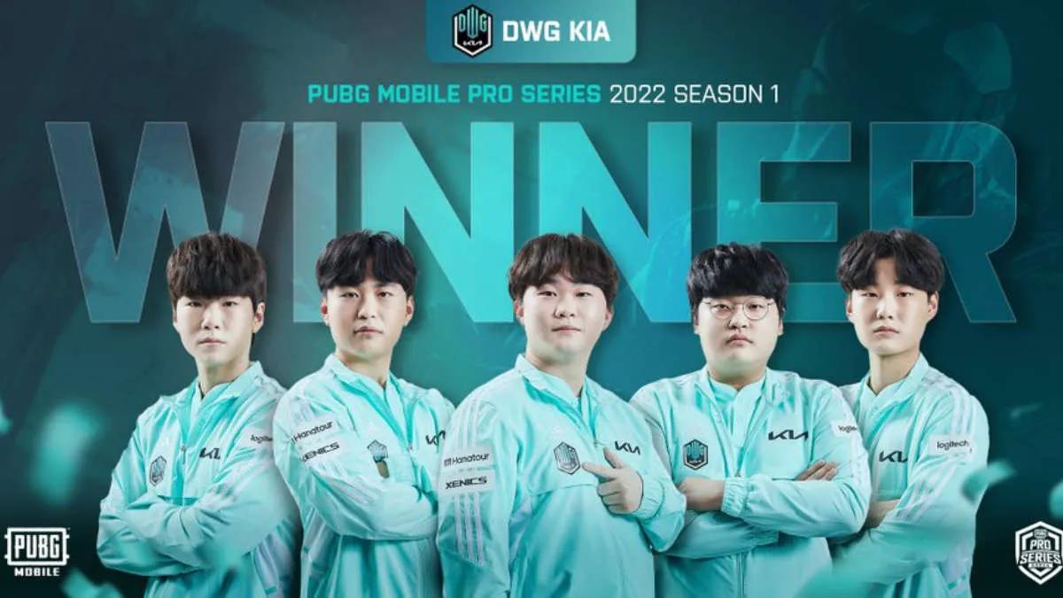 DAMWON Gaming se convirtió en el ganador de PUBG Mobile Pro Series 2022 Season 1