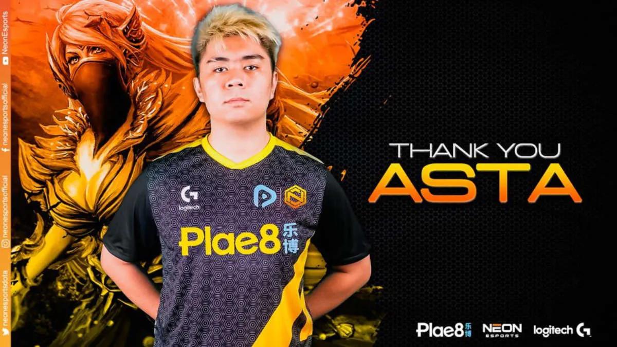 Neon Esports rompió con Asta 丶