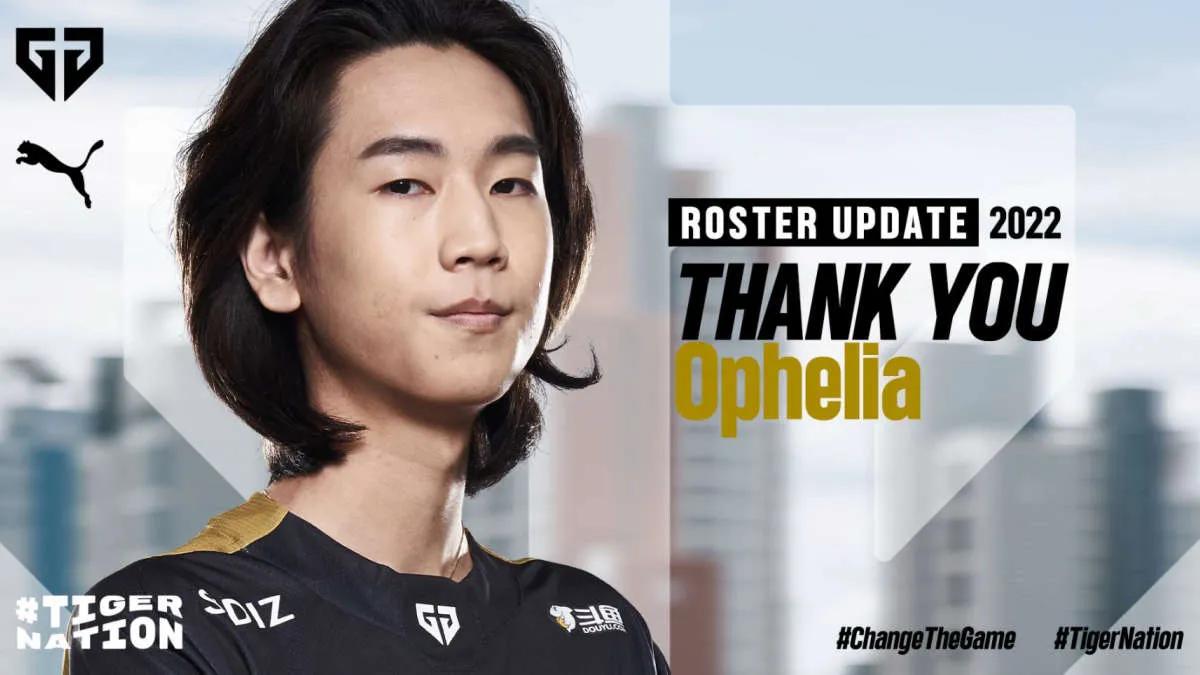 Gen.G Esports se despidió de Ophelia