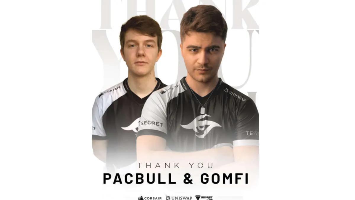 Team Secret se despide de Gomfi y Pacbull