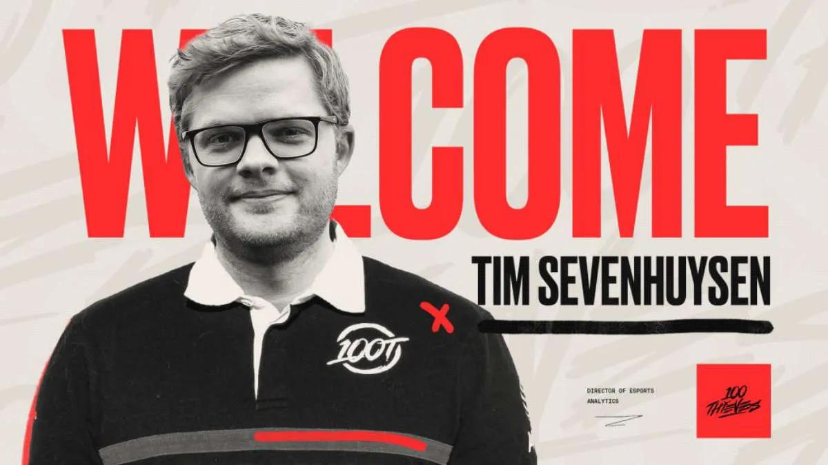 Tim Sevenhuizen nombrado director de Esports Analytics en 100 Thieves