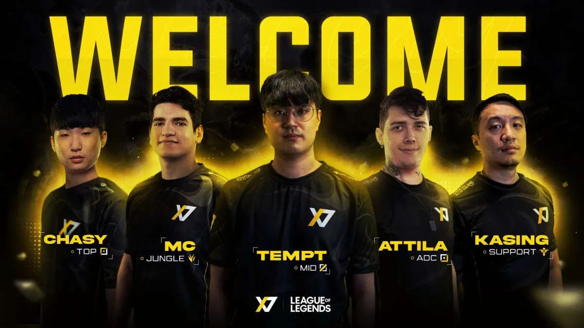 X7 Esports han formado una nueva lista