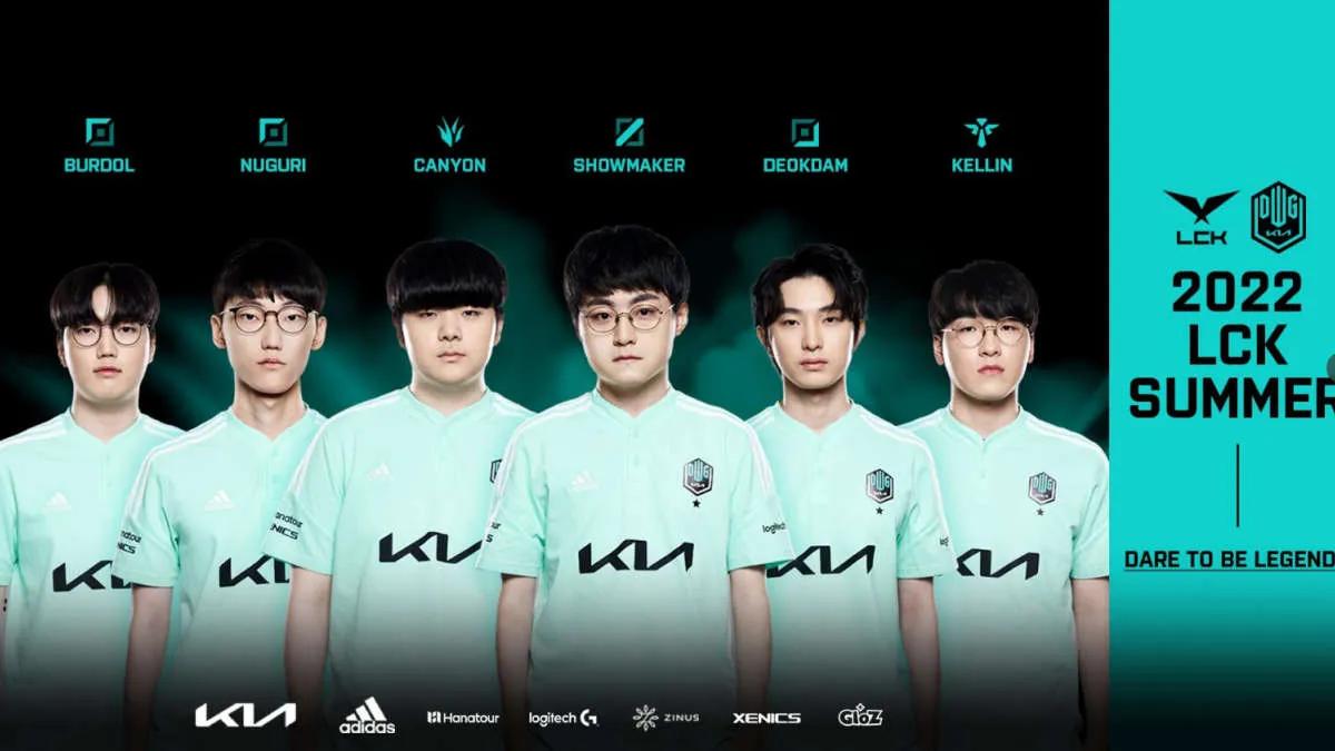 DAMWON Gaming alineaciones anunciadas para LCK Summer 2022 y LCK CL Summer 2022