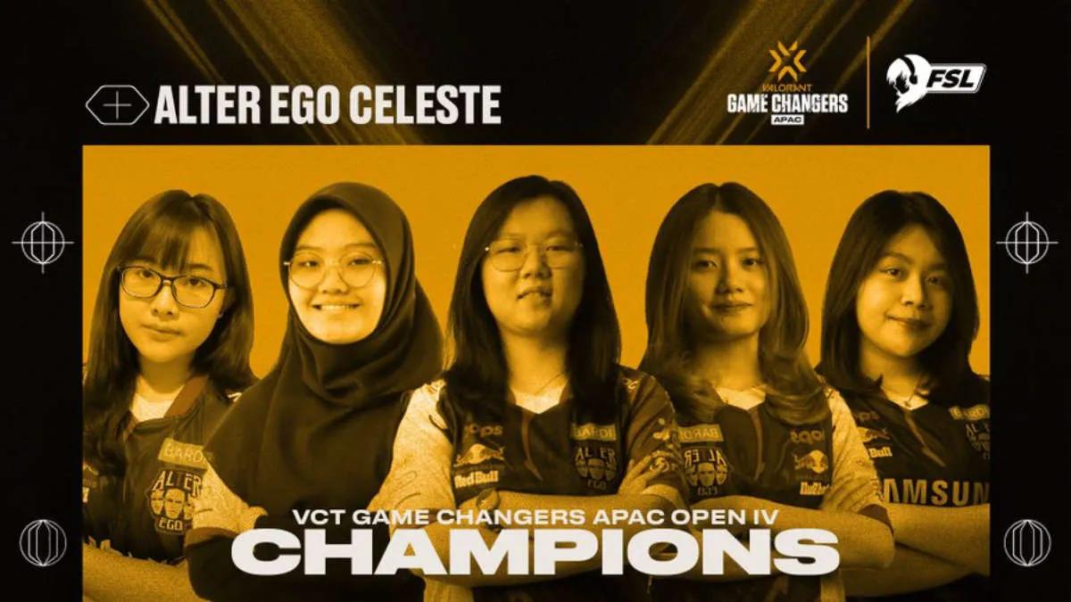 Alter Ego Celeste se convirtió en el ganador de VCT 2022: Game Changers APAC Open 4