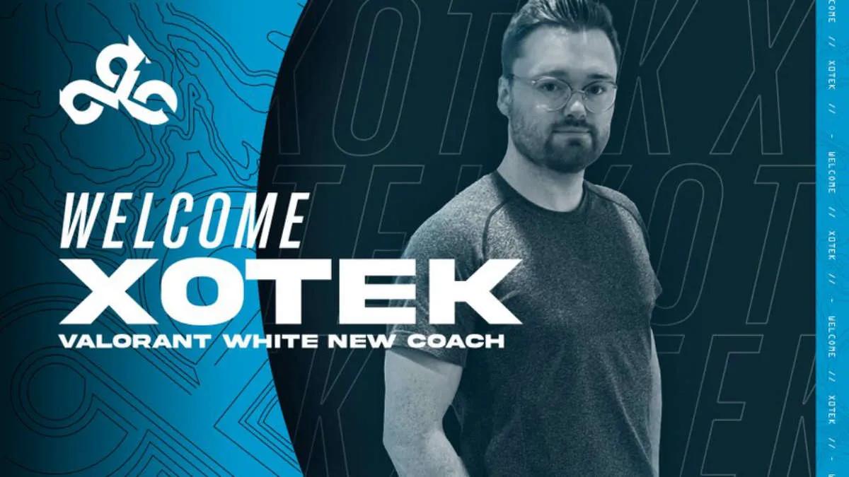 x0 tek es el nuevo entrenador principal Cloud 9 White