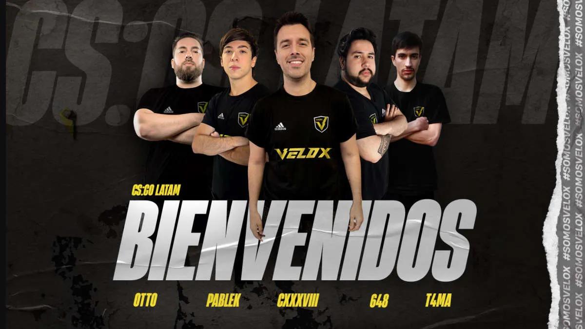 Velox Esports cambió el roster argentino de CS:GO