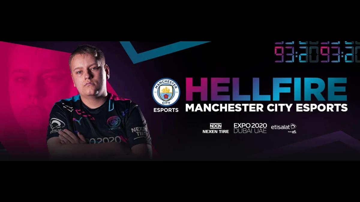 Hellfire se unió a Manchester City Esports por Fortnite