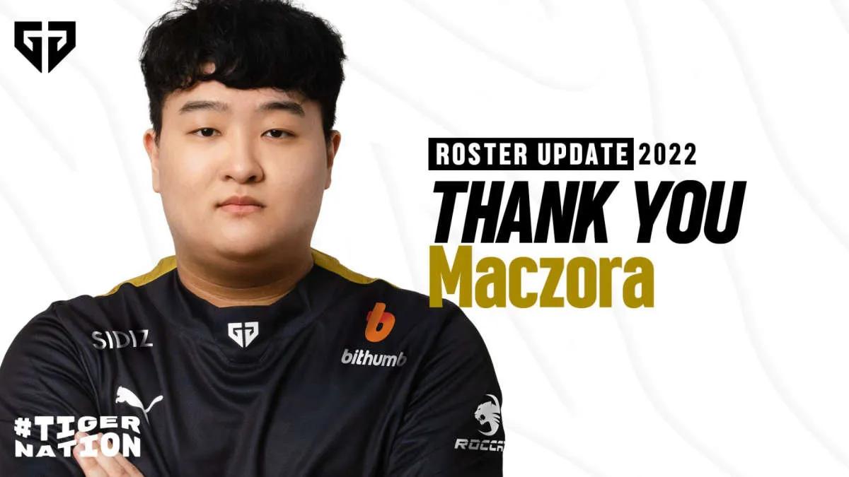 Gen.G Esports se despidió de Maczora