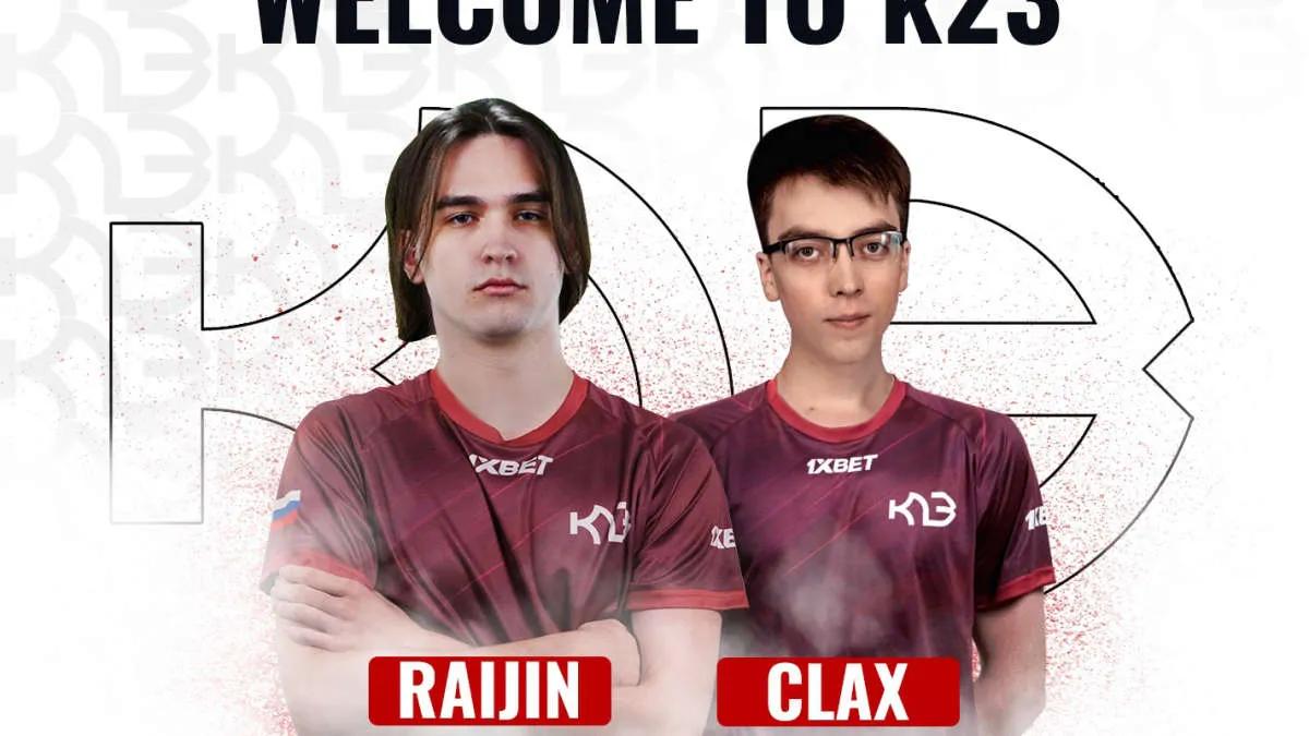 Oficialmente: Raijin y clax se han unido a K23