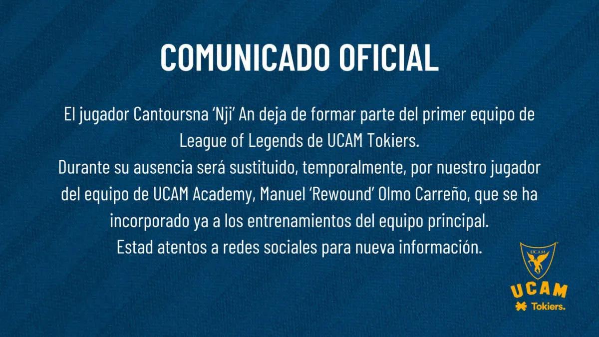 Nji se retiró como jugador en League of Legends