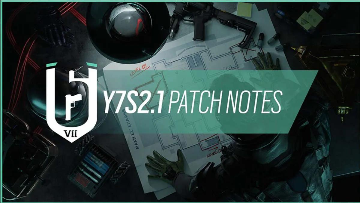 Descripción general del parche Y7S2.1 para Rainbow Six Siege