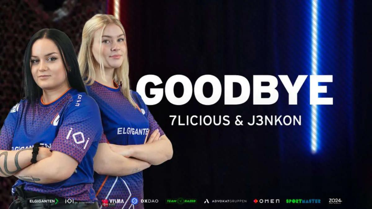 7 licious y JNK a la izquierda Copenhagen Flames Female