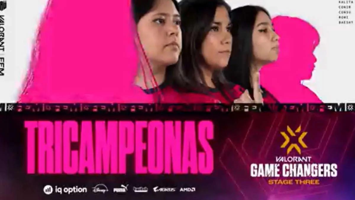 KRÜ Fem ganó VALORANT Champions Tour 2022: Game Changers Latin America South Open 3