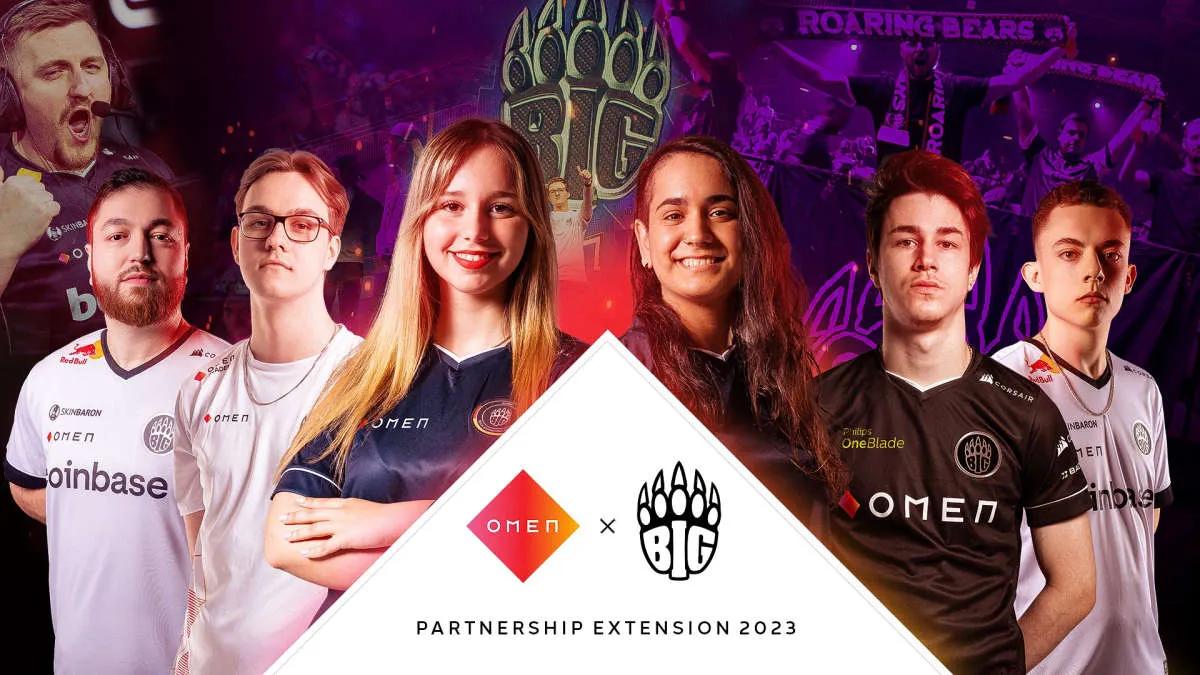 BIG renueva su asociación con HP OMEN por quinto año