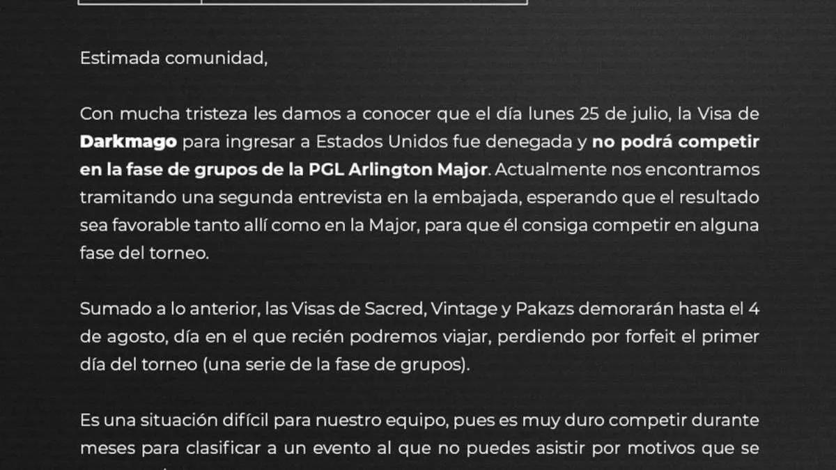 Thunder Awaken comenzará el viaje a PGL Major Arlington 2022 con una derrota técnica