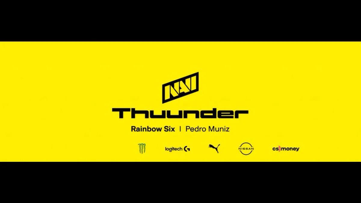 Thuunder dejó la alineación titular NAVI a Rainbow Six