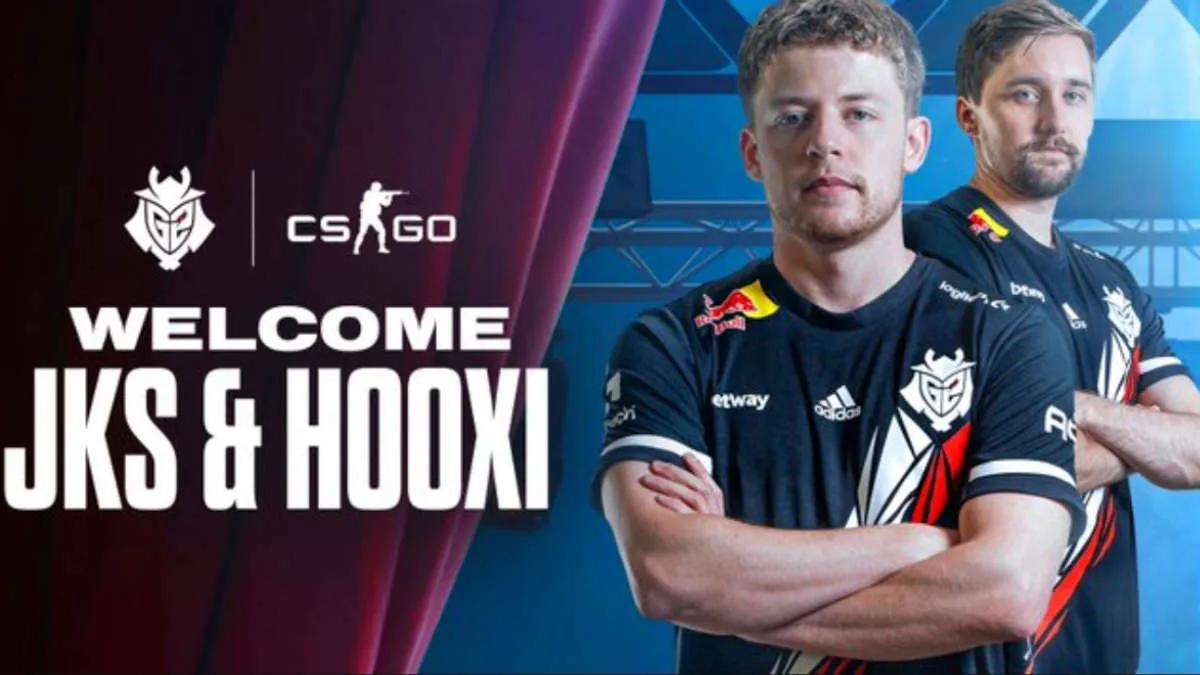 HooXi y jks se han unido oficialmente a G2 Esports