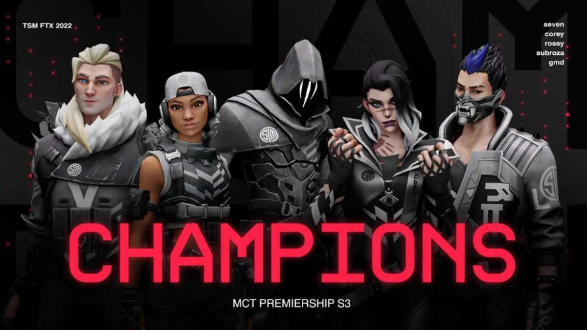 TSM se convirtió en el ganador MCT - MEL Valorant Premiership - Season 3 Playoffs