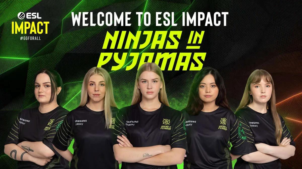 Ninjas in Pyjamas presentó la lista femenina de CS:GO