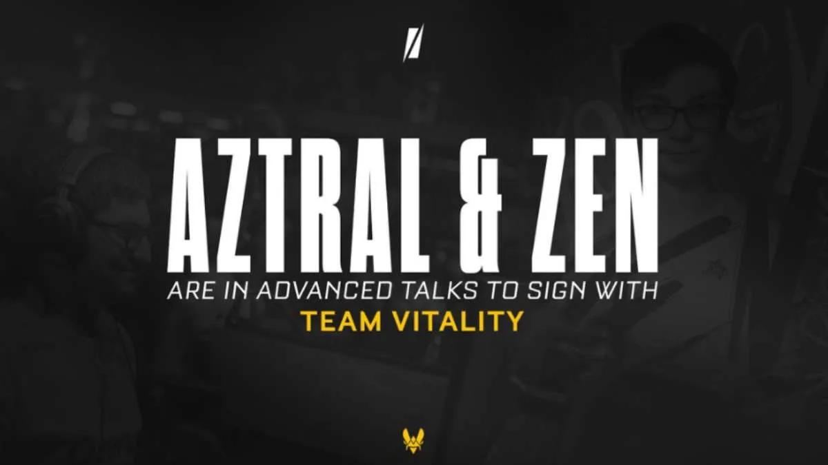 Team Vitality está negociando con AztraL y zen