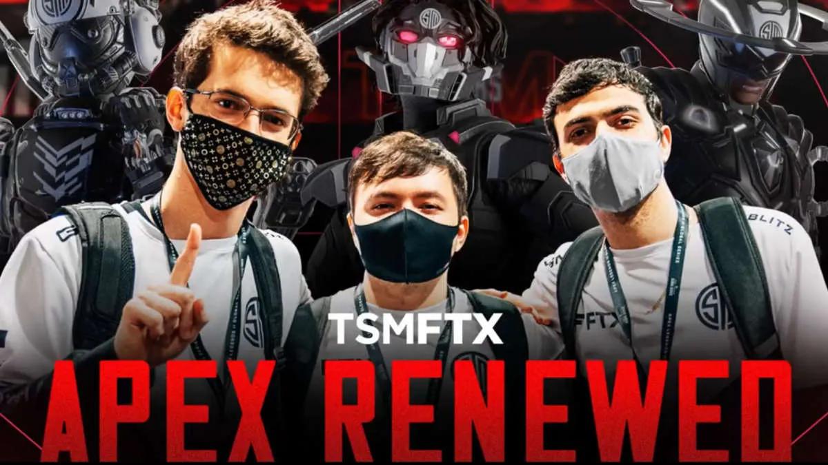 TSM cooperación extendida con la lista de Apex Legends