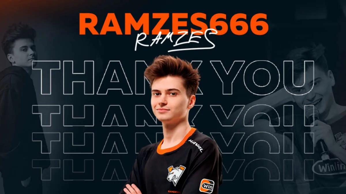 RAMZES 666 deja la alineación Virtus.pro a Dota 2