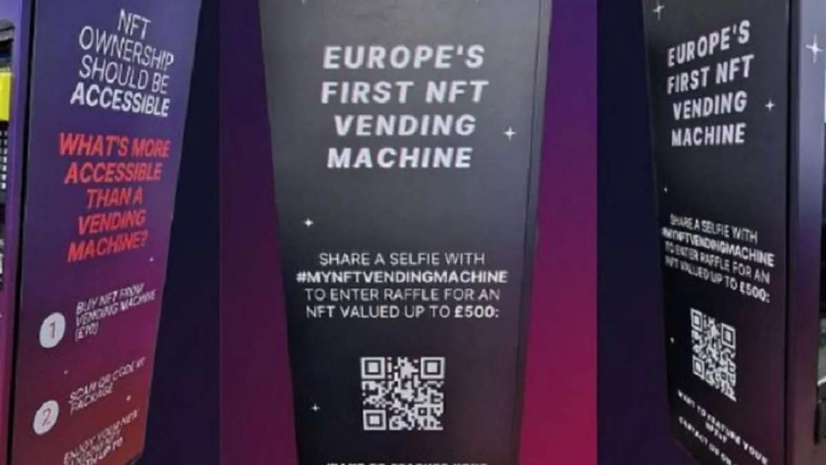 MyNFT Instalar máquina expendedora en Londres NFT