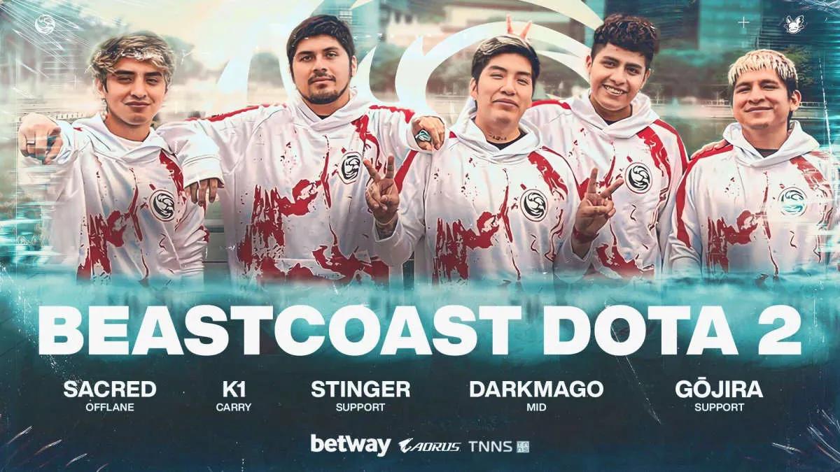 Beastcoast reveló la lista para la temporada DPC 2023