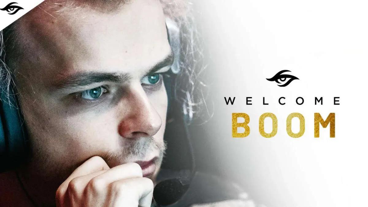 BOOM se convirtió en el quinto jugador Team Secret