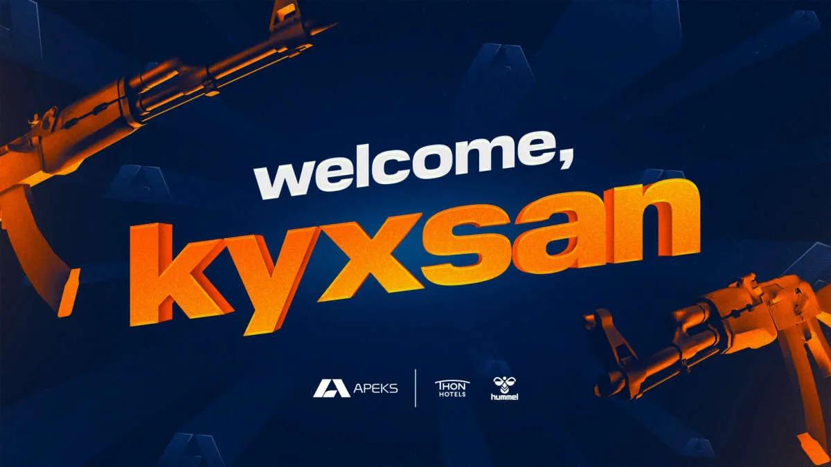 kyxsan se convirtió en el nuevo capitán Apeks