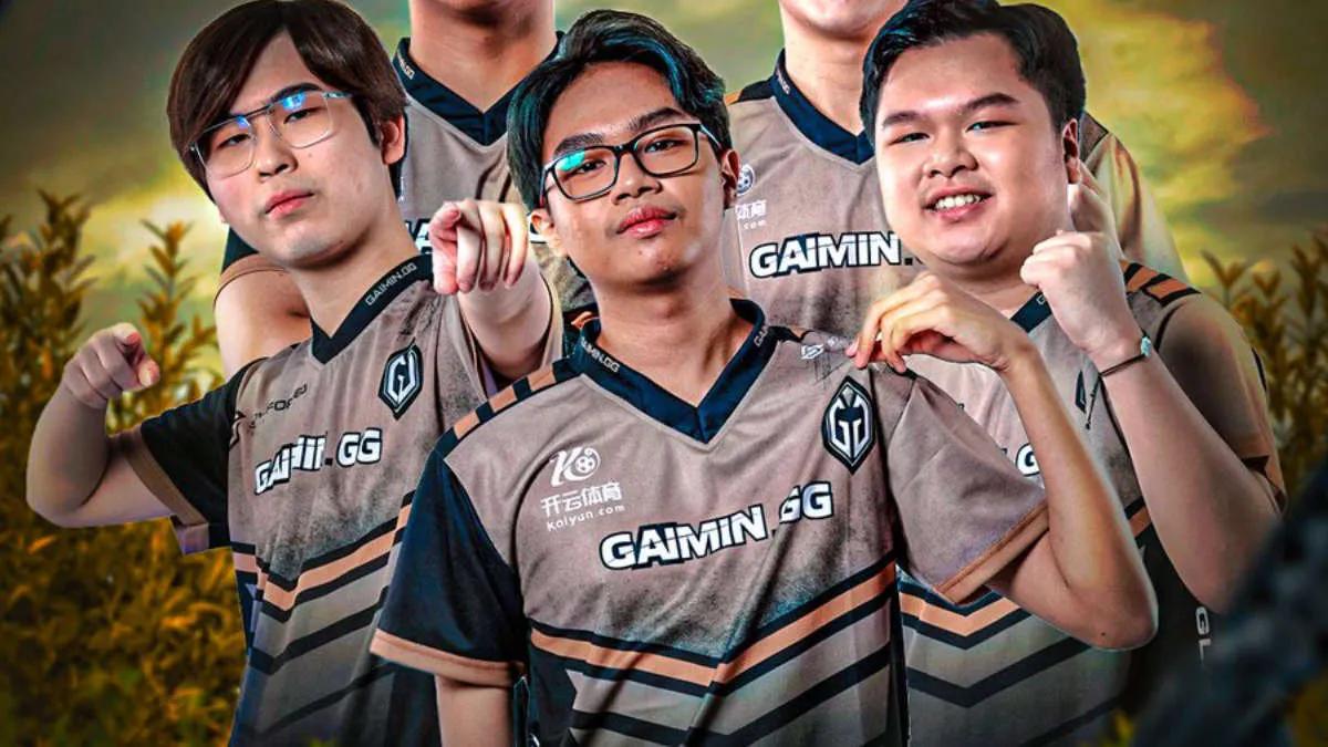 Gaimin Gladiators alineación cerrada por Rainbow Six