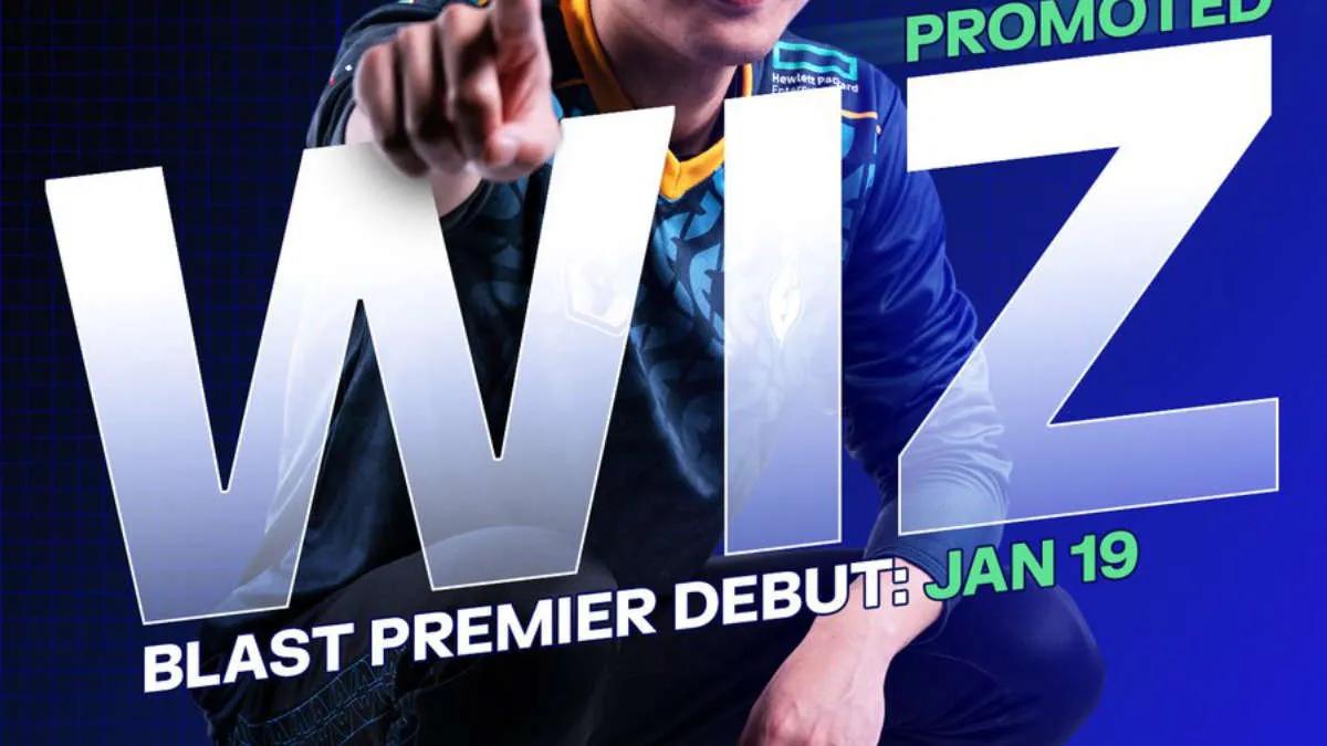 wiz jugará para Evil Geniuses en el próximo BLAST Premier Spring Groups 2023