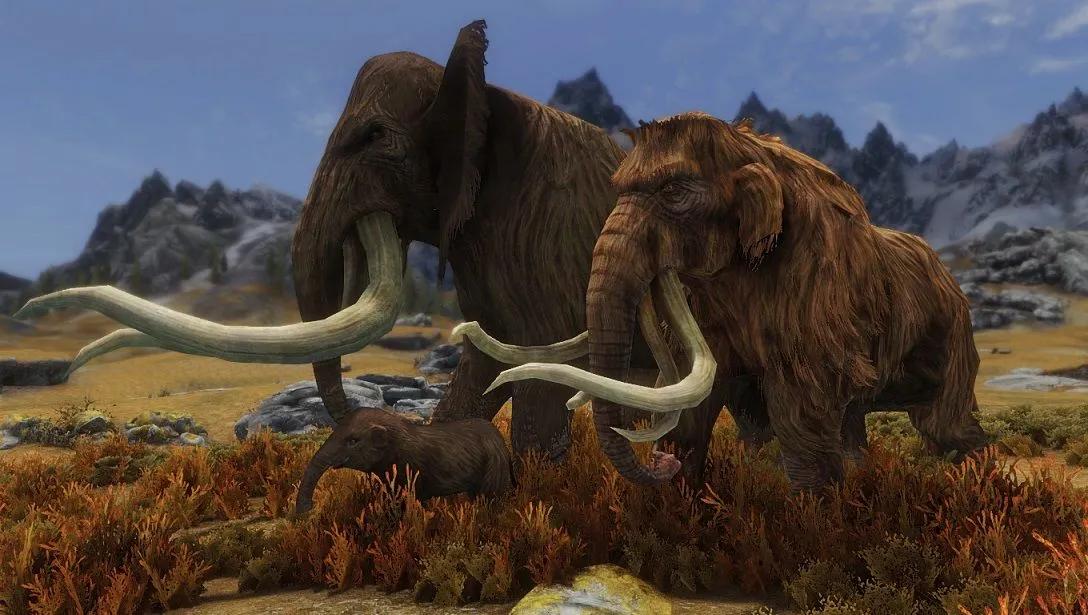 Dovahkiin's Epic Tale: Skyrim Player Unleashes Dragon Vs Mammoth Showdown in Jaw-Dropping Encounter!