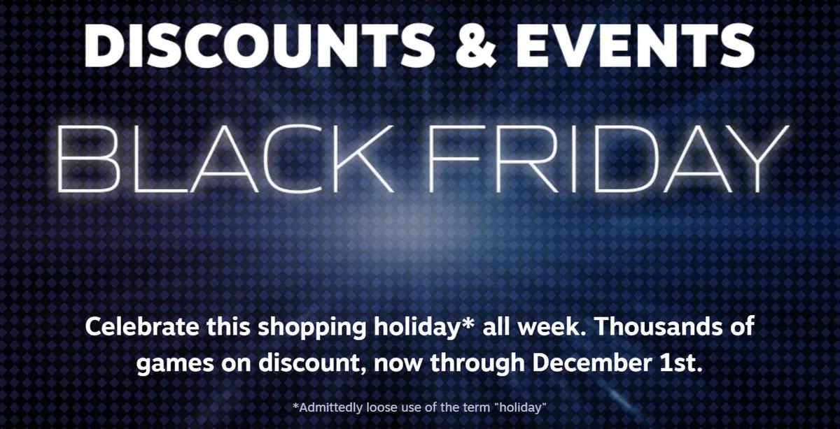 Steam abre su primera venta del Black Friday centrada en nuevos lanzamientos y hardware