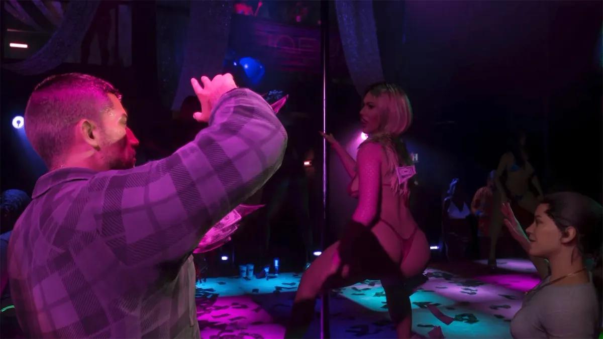 Visitar clubes de striptease tendrá un impacto en la relación de Jason y Lucia en GTA 6.
