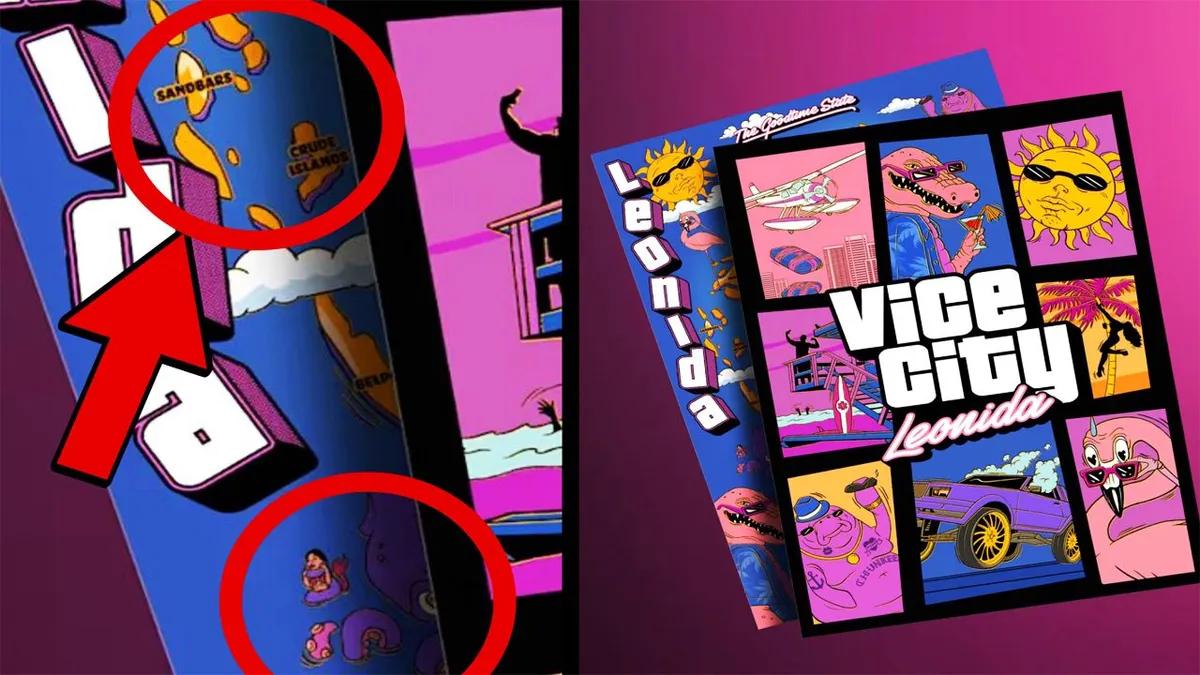 GTA 6 Collector's Edition reveló accidentalmente una parte del mapa del juego