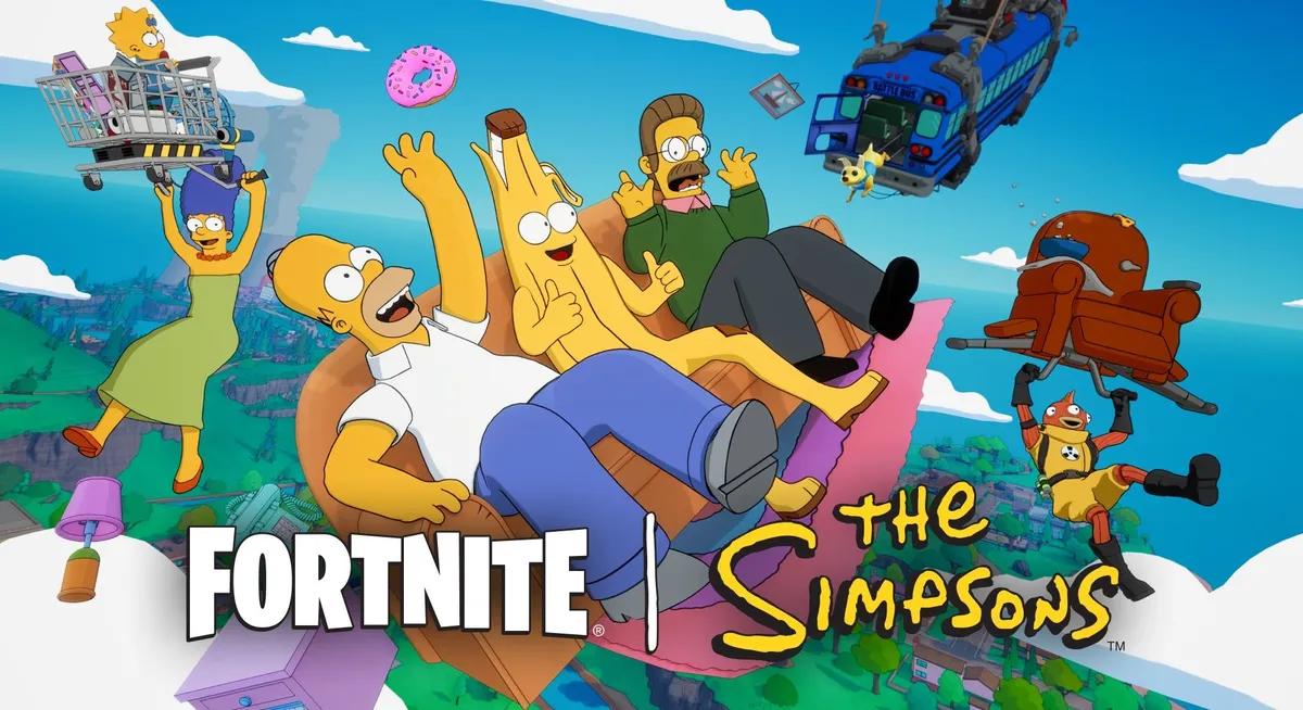 Fortnite llega a Springfield en un alocado crossover con Los Simpson