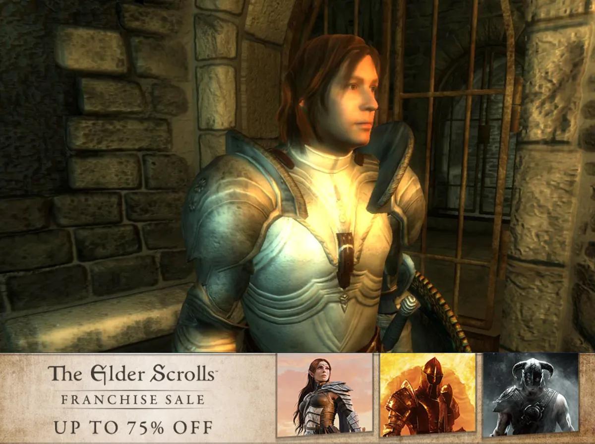 La oferta de TES reduce los precios de Elder Scrolls: Oblivion Remastered, Skyrim y Morrowind hasta un 75% de descuento