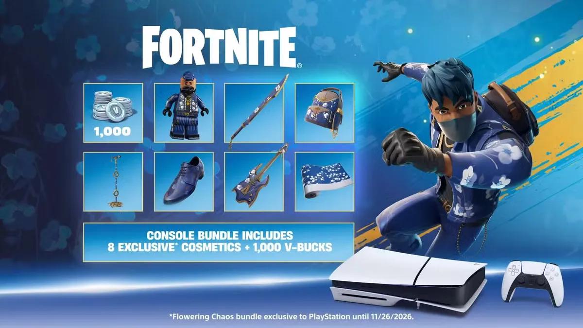 Sony confirma 2025 Black Friday PS5 Bundle Featuring Fortnite: Caos Florido